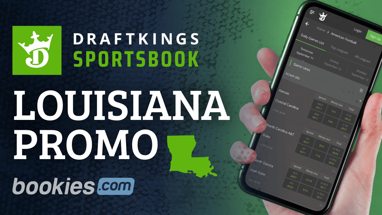 DraftKings Louisiana Promo Code: Sign Up Now And Get $100 In Your Account