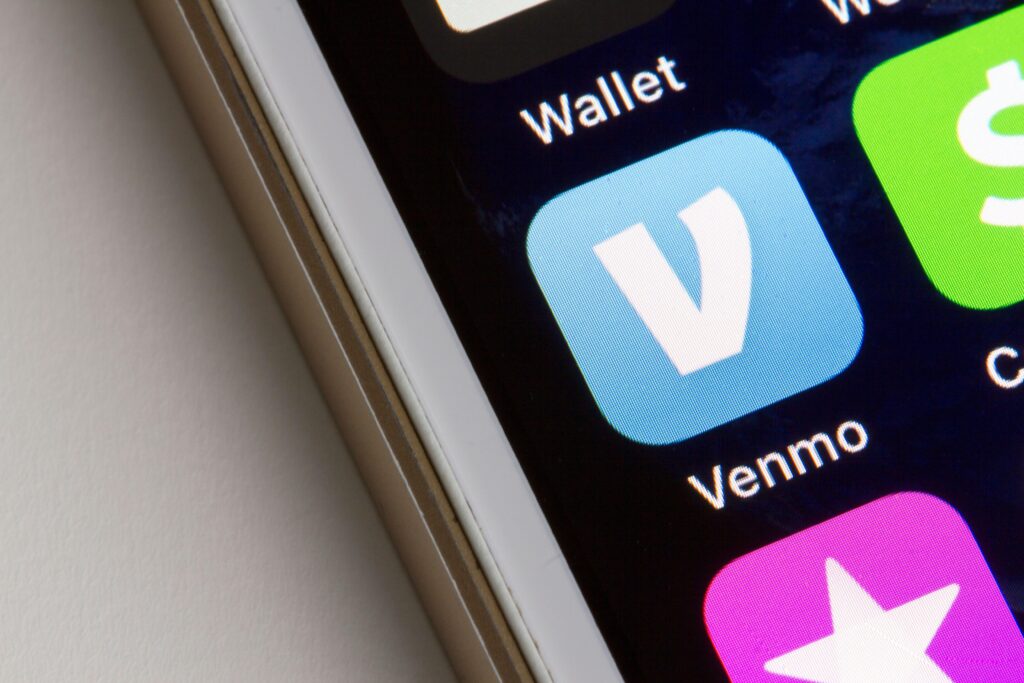 Venmo App Icon on a mobile